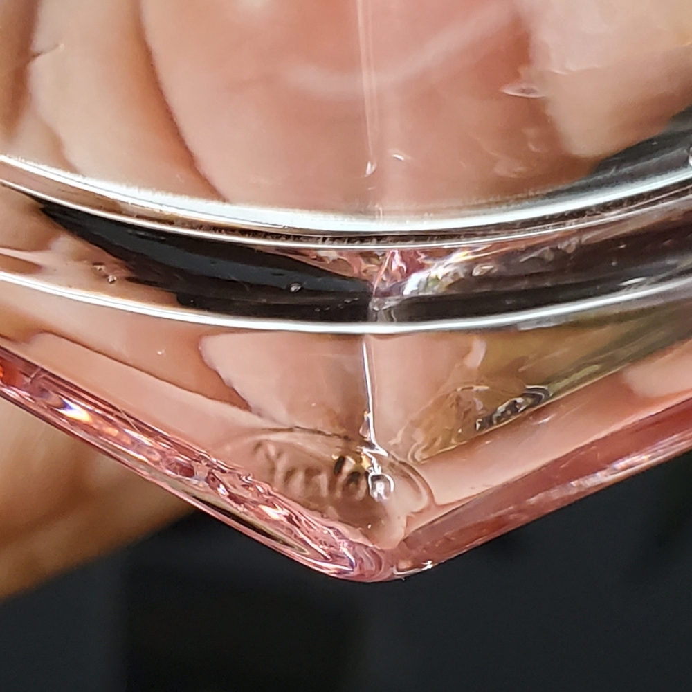 Vintage Fenton pink candlestick holder - Picture 4 of 7